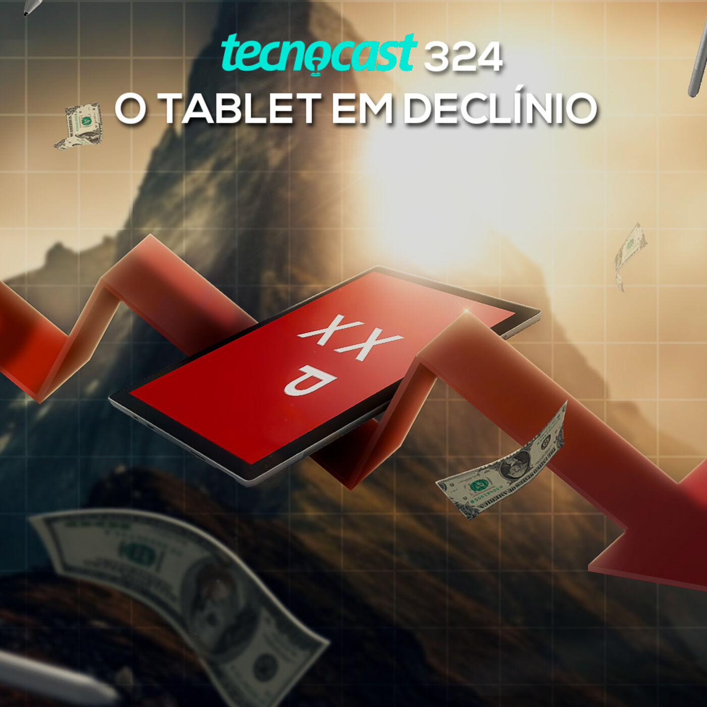 O tablet em declínio
