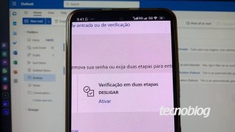 Como ativar a verificação em duas etapas no Outlook