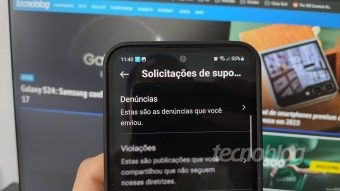 Como ver as denúncias que fiz no Instagram