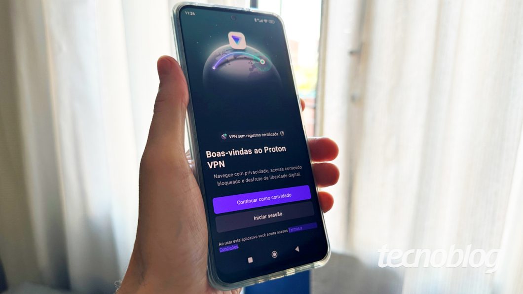 Proton VPN para Android (imagem: Emerson Alecrim/Tecnoblog)