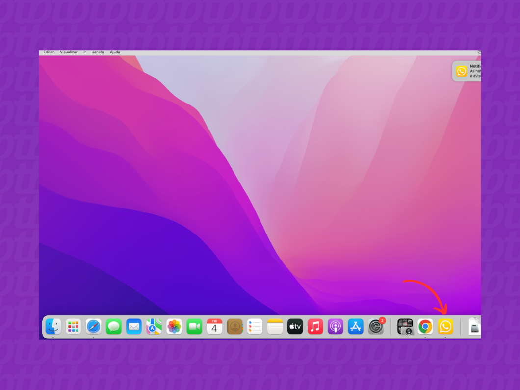 Abrindo o WhatsApp Desktop para Mac