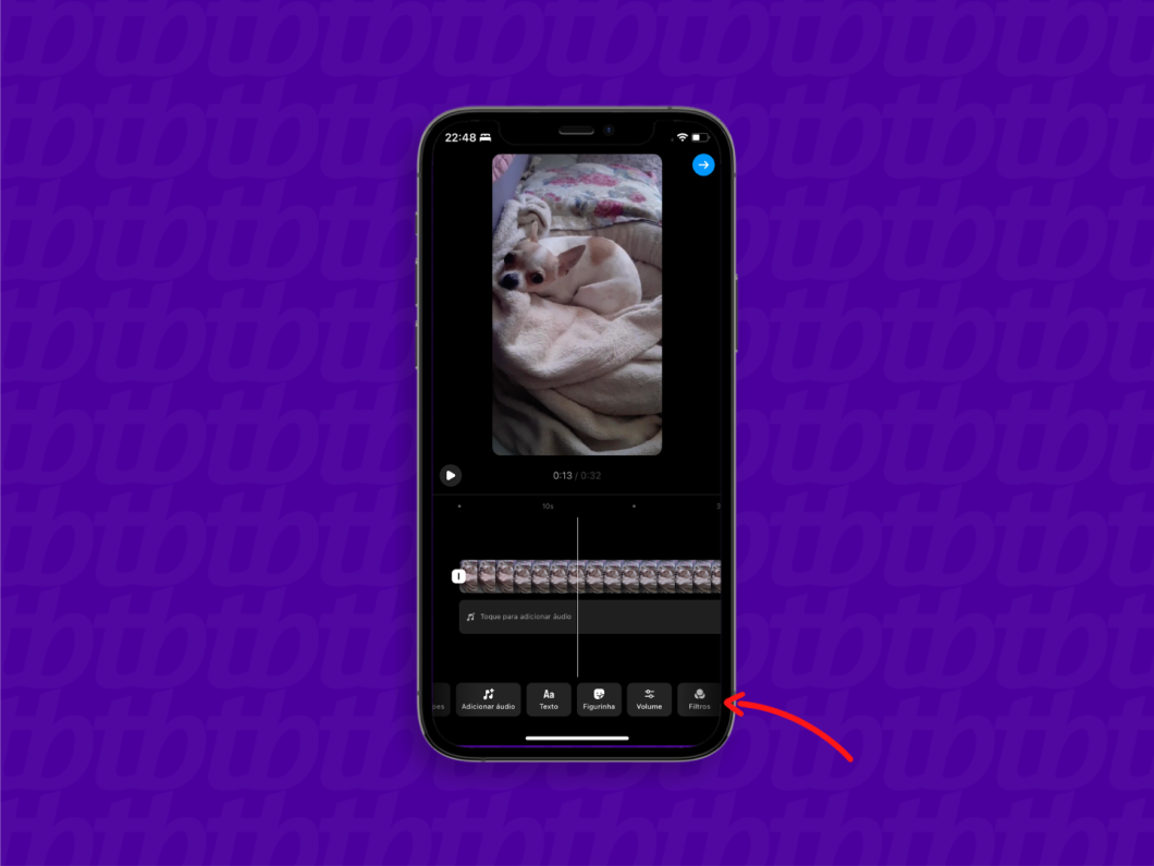Personalize seu reel com as ferramentas de edição do Reels