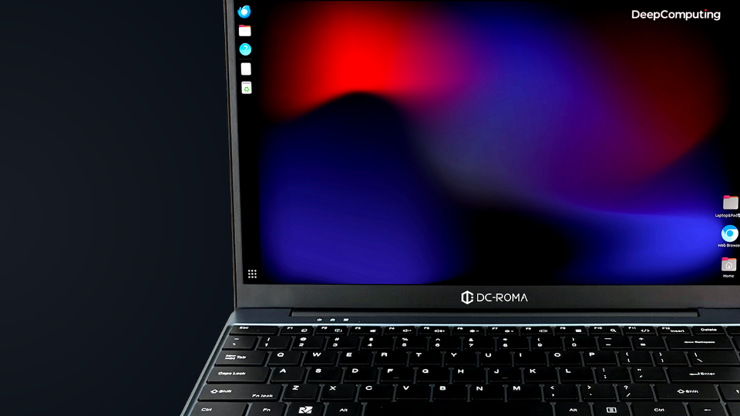 DC-Roma RISC-V Laptop II (imagem: reprodução/DeepComputing)