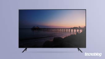 Review TV 4K Samsung AU7700: bordas finas, conectividade e preço alto