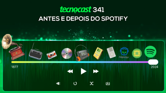 Antes e depois do Spotify